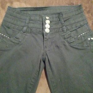 Black Skinny Stretch Dress Pants